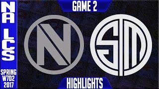 Envyus vs TSM Highlights Game 2 - NA LCS W7D2 Spring 2017 - NV vs TSM G2