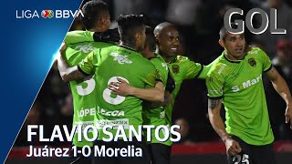 Gol de F. Santos | Juárez 1 - 0 Morelia | Liga BBVA MX - CL 2020  - Jornada 3