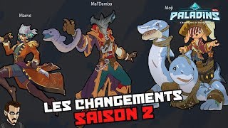 Paladins FR - Rework Flank / Heal / Tank, Nouveau système Skin et Evénement Saison 2