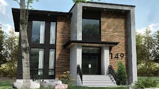The Sims 4 - Real to Sims SERIES | Speed Build | Modern Family House Building
