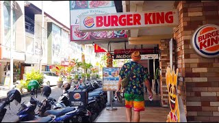 [4K] Walk Bali main street : Kuta district│Bali, Indonesia
