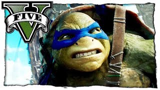 GTA 5 МОДЫ: ЧЕРЕПАШКИ НИНДЗЯ СРАЖАЮТСЯ С ХАЛКОМ! ВИДЕО ОБЗОР МОДА ИГРЫ ГТА 5 MODS