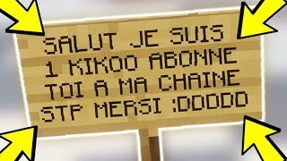 LES 10 MEILLEURES TECHNIQUES POUR TROLLER UN KIKOO MINECRAFT !