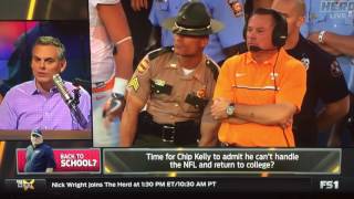 Colin Cowherd on Where Chip Kelly Should Coach Next