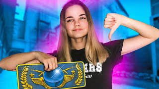 ДЕВУШКА ИГРАЕТ НА ГЛОБАЛАХ (CS:GO)