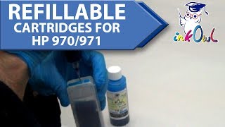 How to Use InkOwl Refillable Cartridges for HP 970, 971