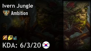 Ivern Jungle vs Rengar - Ambition - KR Challenger Patch 7.9