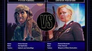Command & Conquer General Zero Hour Prince Kassad VS General Alexander #3!!