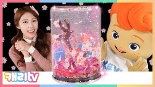 [캐리와장난감친구들] 시들지 않는 벚꽃 스노우볼 만들기 놀이 DIY