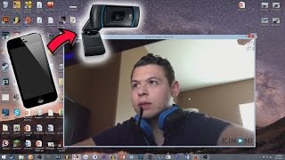 SIMPLE! How To Use IPhone Or Android As A Webcam For Streaming Or Recording,Or Skype! (OBS Tutorial)