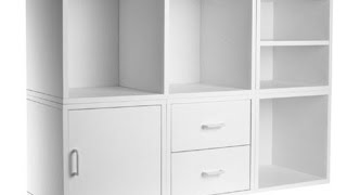 Stackable Storage Cubes with Doors