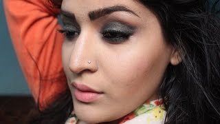 Easy Glittery Smokey Eyes+ Outfit idea | New Years Eve Makeup Tutorial