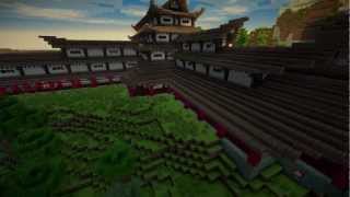 Minecraft Timelapse ~ Asian Spleef Arena and Village(Spleef World Cup 2012)