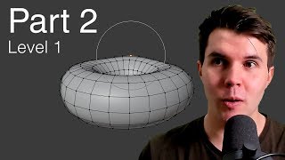 Part 2, Level 1: Modelling - Beginner Blender Tutorial Series
