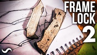 MAKING A FRAME-LOCK FOLDING KNIFE!!! PART 2