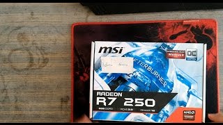 MSI Radeon R7 250 2 Gb 128 Bit Ekran Kartı Kutu Açılımı / Unboxing