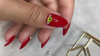КАК Я КРЕПЛЮ СТРАЗЫ | КРАСНЫЙ МАНИКЮР | КОРРЕКЦИЯ ГЕЛЕМ PATRISA NAIL