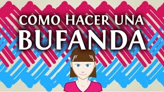 Cómo hacer una bonita bufanda en minutos sin saber tejer