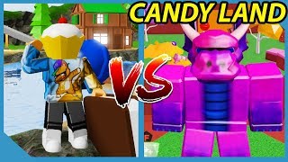 I Defeated The Dragon Boss On *New* Candy Land Dungeon In Roblox Treasure Quest