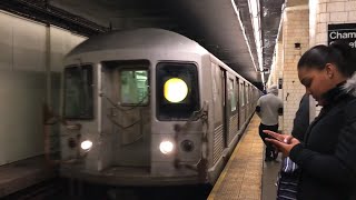 NYCTA BMT: R42 (J) Train RFW Ride from Chambers Street to Broadway Junction.