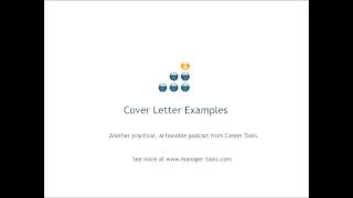 Cover Letter Examples