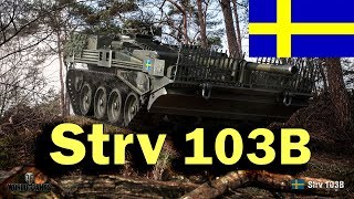Strv 103B - СТЕРВА РВЁТ!!! Лучший бой на Шведской ПТ-САУ 10 лвл - 11 фрагов/ 10К урона!