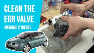 How to clean the EGR valve MEGANE 2 1.5 DCI♻️