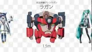 【From Nico】ロボットの大きさ比較 174作品を並べてみた【ミクロマン～グレンラガン】
