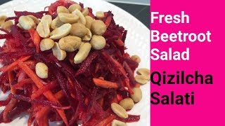Fresh Beetroot Salad | Qizilcha Salati