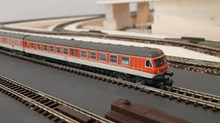 Spur N - Dieseltriebzug Fleischmann 7430 - DB Epoche IV BR614
