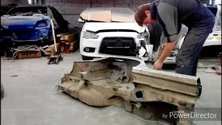 Замена заднего крыла Фольксваген поло. Volkswagen Polo Body repair