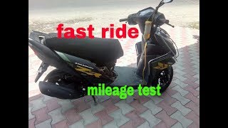 Yamaha Ray ZR mileage test mileage test Yamaha Ray ZR Ray ZR mileage test