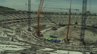 Maracana Stadium construction work continues
