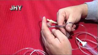 как сделать чёртики из капельницы / how to make the little devils