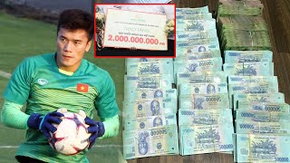 Bùi Tiến Dũng được nhận số tiền lớn nhờ pha bắt bóng cứu cả đội