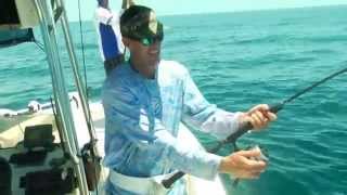Big Fish LOTS OF FISHING ACTION!! Sharks and Barracuda