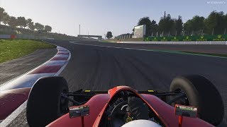 F1 2019 - 1990 Ferrari F1-90 Gameplay at Circuit de Catalunya [4K 60FPS]