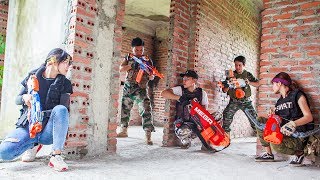 LTT Nerf War : SEAL X Warriors Nerf Guns Fight Attack Criminal Group Rescue Captain Police Special