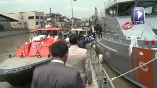 Astilleros Navales Ecuatorianos (Astinave) entregó lancha guardacostas "Isla Santa Cruz".