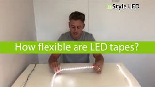 How flexible are LED tapes?
