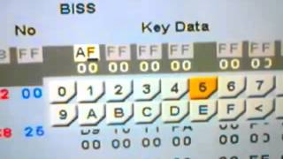 Ручной ввод Biss ключа в ресивер Satcom t 110