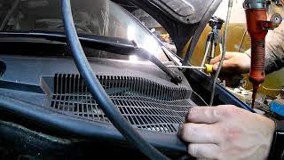 Как снять поводок дворника на FIAT Linea