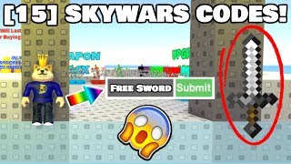 [OP] ROBLOX SKYWARS CODES! | Roblox Skywars