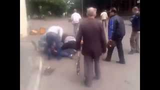 Убийство мирных людей  Мариуполе  Украина, 9 мая 2014