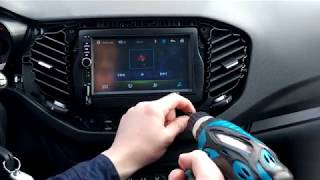 LADA VESTA УСТАНОВКА И ДЕМОНТАЖ АВТО МАГНИТОЛЫ