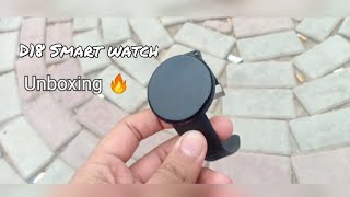 D18 smartwatch unboxing and review