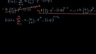 Valor Esperado de uma Distribuição Binomial.