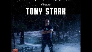 Tony Stark Wishes You A Happy Holiday