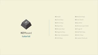 KEYboard Tutorial