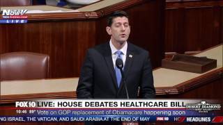 WATCH: Paul Ryan's PASSIONATE Speech Before House Votes on Obamacare Replacement Bill (FNN)